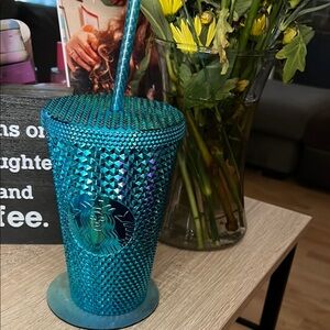 Starbucks Blue Studded Tumbler